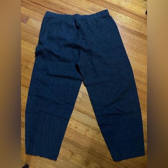 Eileen Fisher Organic Linen Pant size L (I 9 - Picture 9 of 12
